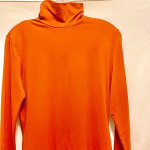 ST John Sport- Mock Turtleneck / Burnt orange